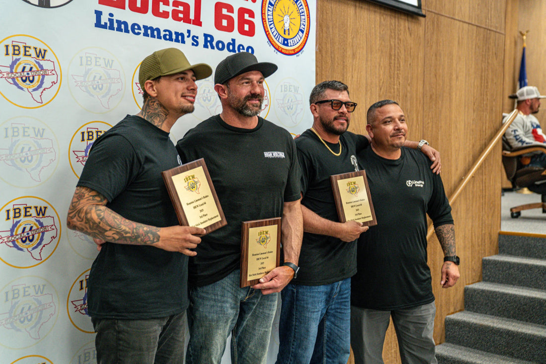 High Voltage Industries Proudly Sponsors Sturgeon Electric California/IBEW Local 47 Rodeo Team at the 2025 IBEW Local 66 Lineman’s Rodeo - High Voltage Industries