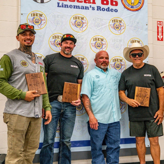 HVI Proudly Sponsors Sturgeon Electric California IBEW Local 47 Rodeo Team - High Voltage Industries