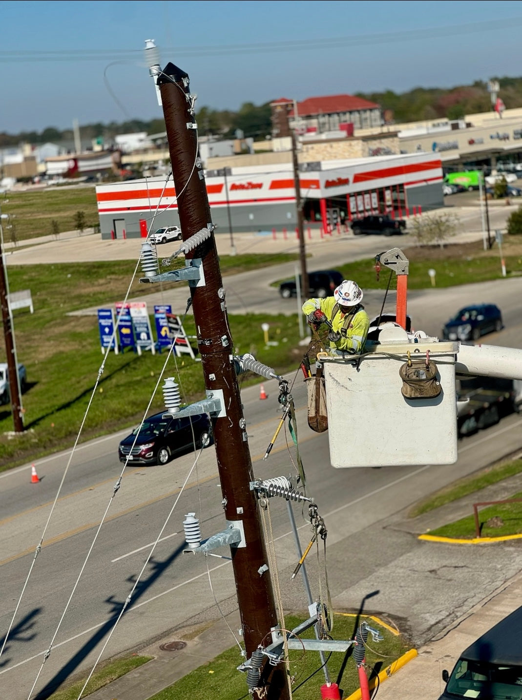 Shayla Gaffney Restoring Power After Storm Event