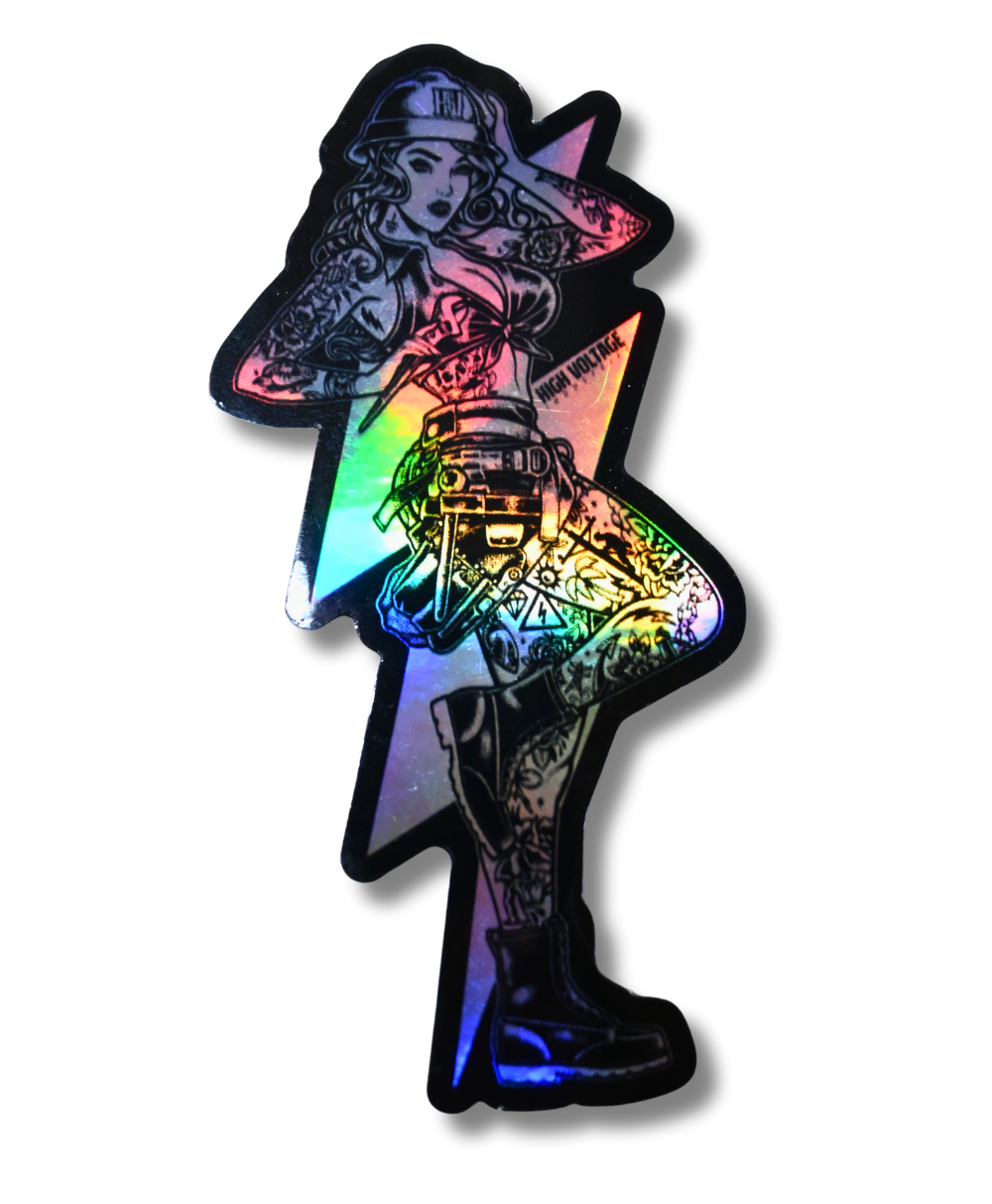 HV Vixen Metallic Sticker