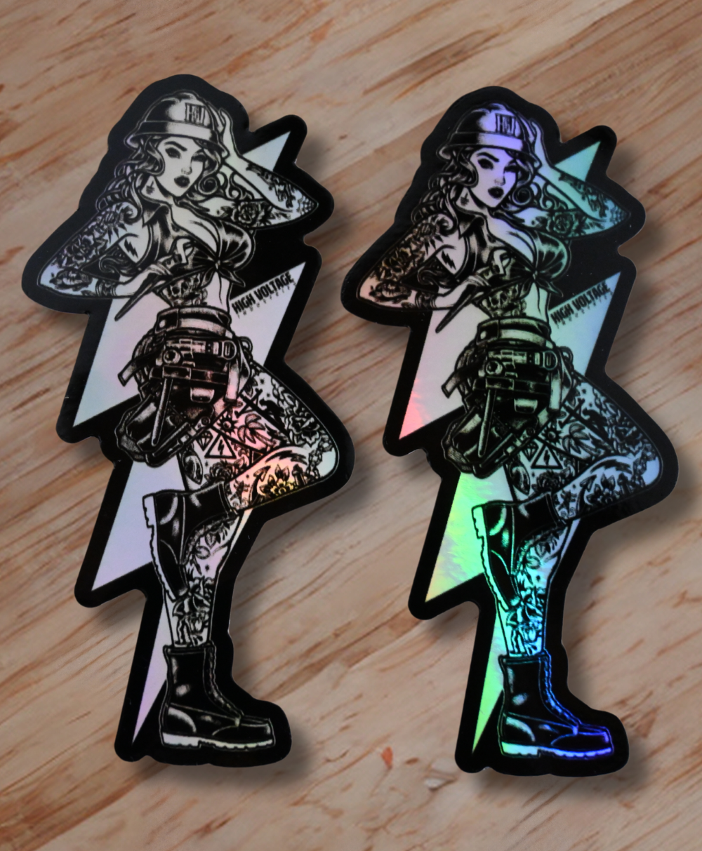 HV Vixen Metallic Sticker