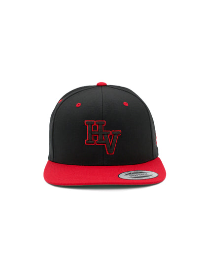 League Classic Snapback (Red/Black)