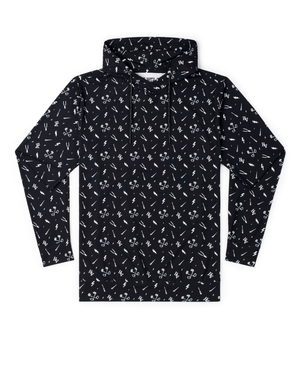 The Not OSHA Approved Performance Hoodie - Essentials (Black)