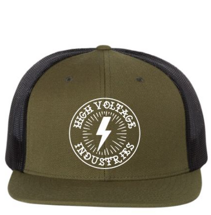 Bolt Military Green/Black Trucker