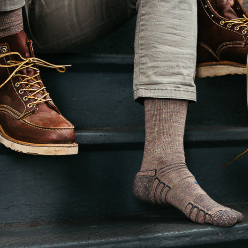 Camel City Mill Boot Wool Work Sock