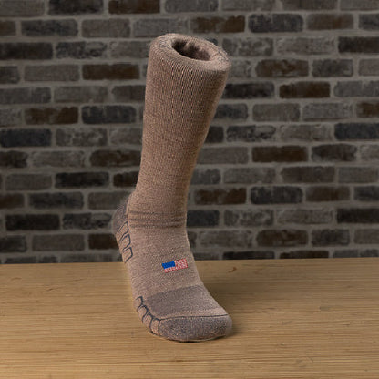 Camel City Mill Boot Wool Work Sock