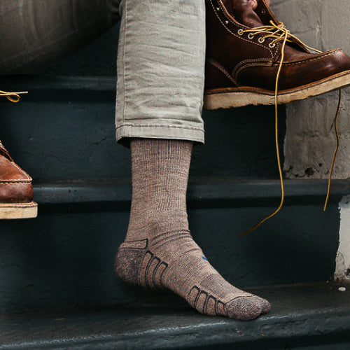 Camel City Mill Boot Wool Work Sock