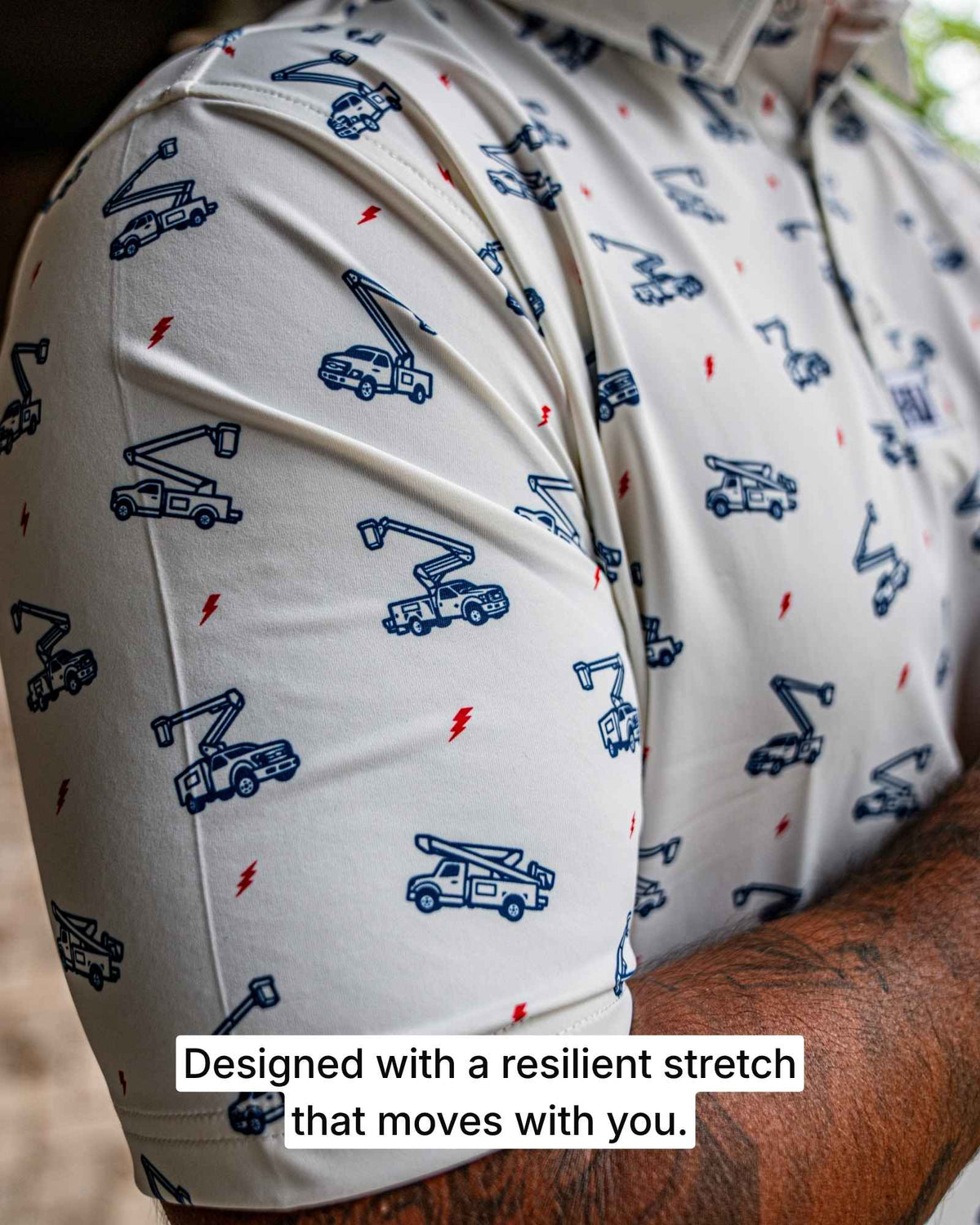 Bucket Truck Polo (White)