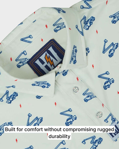 Bucket Truck Polo (White)