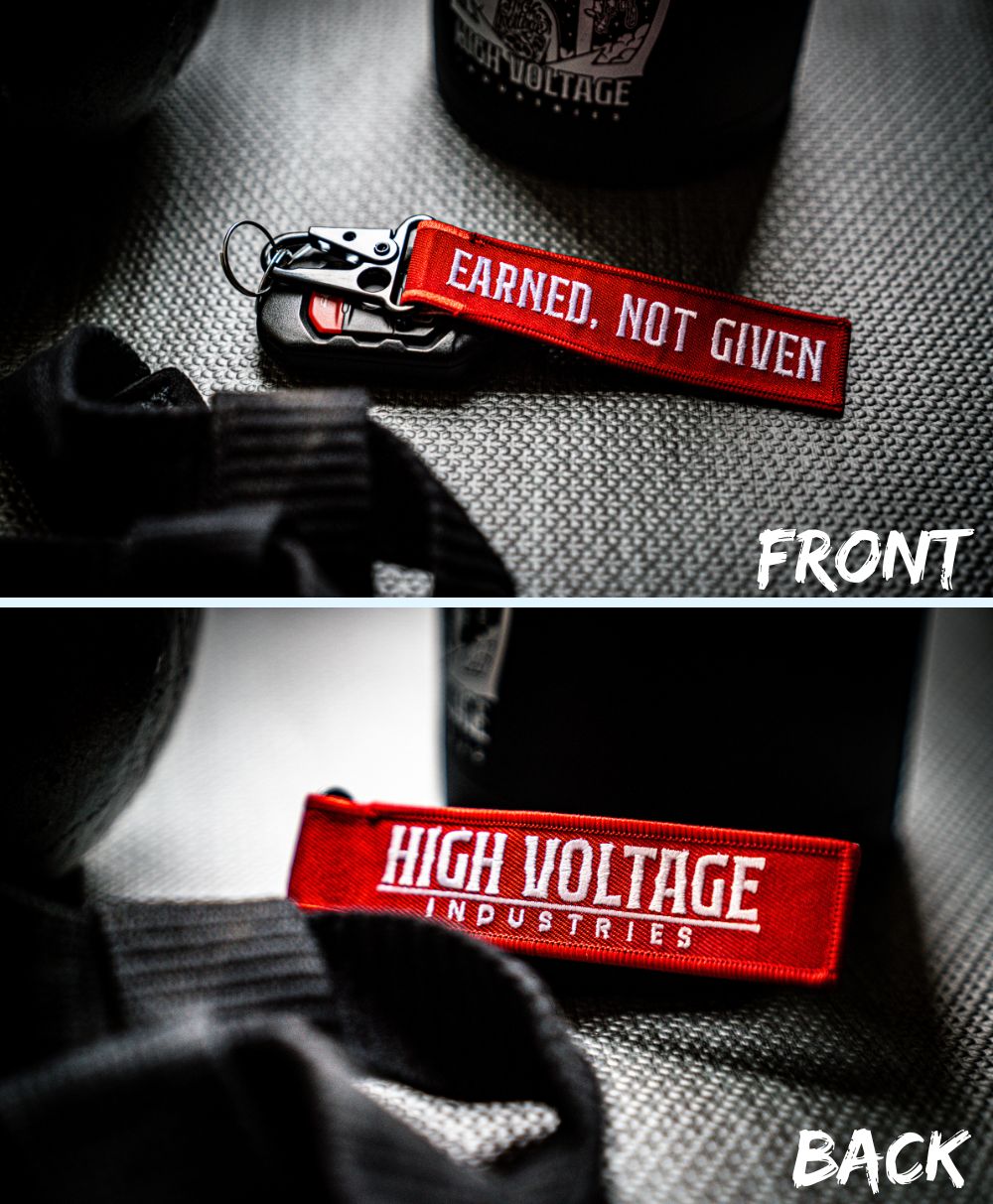 Earned, Not Given Keychain