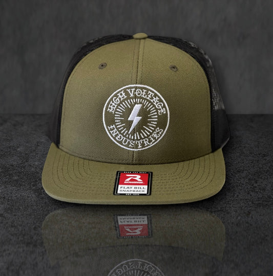 Bolt Military Green/Black Trucker