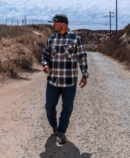 Ground breaker Flannel Black - High Voltage Industries