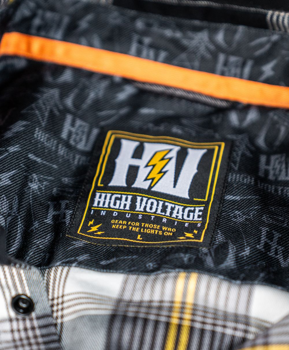 Ground breaker Flannel Black - High Voltage Industries