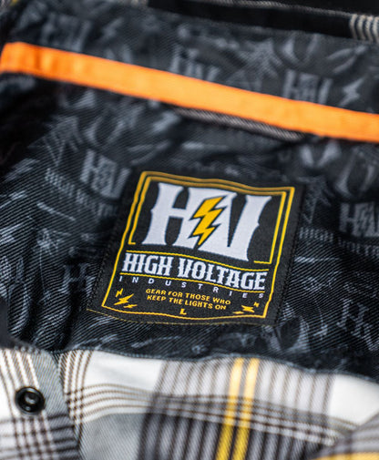 Ground breaker Flannel Black - High Voltage Industries