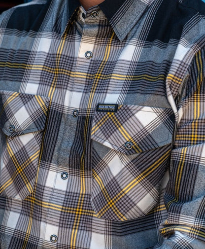 Groundbreaker Flannel (Black) - High Voltage Industries