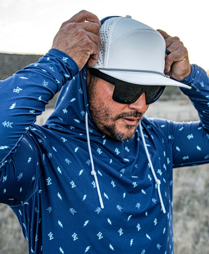 The Not OSHA Approved Performance Hoodie - Highline (Blue)