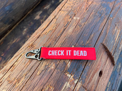 Check it Dead Keychain