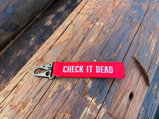 Check it Dead Keychain - High Voltage Industries