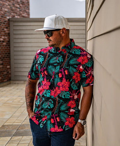 The Islander Button Up (Neon)
