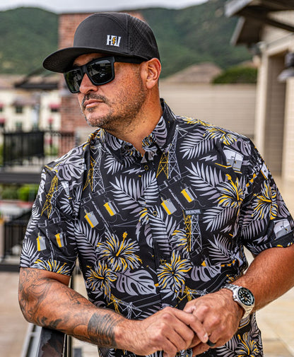 The Islander Button Up (Blackout)