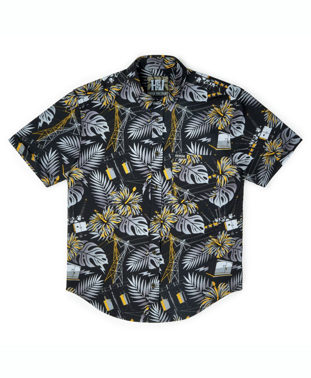 The Islander Button Up (Blackout)