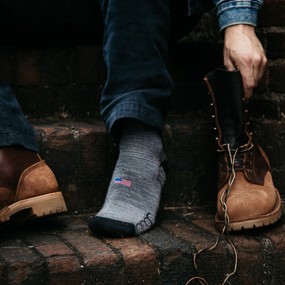 Camel City Mill Boot Wool Work Sock