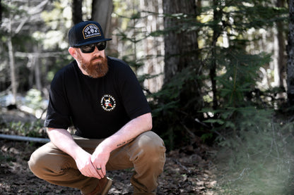 Badge Black Trucker