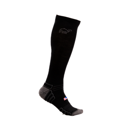 Camel City Mill Over the Calf Wool Work Sock - High Voltage Industries