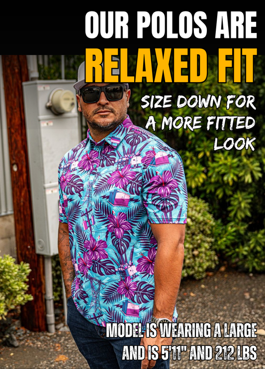 The Islander Polo (Aqua)