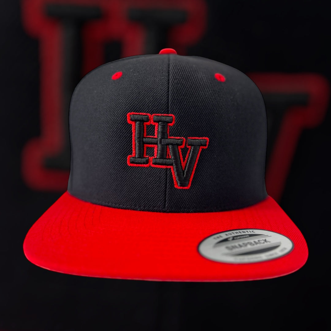 League Classic Snapback (Red/Black)