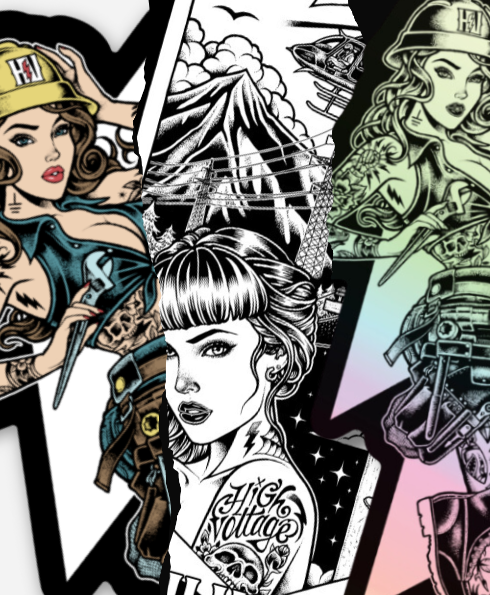 HVI Vixens Sticker Pack (5 stickers)