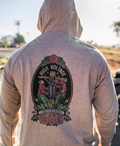 High Voltage Lightweight FR Hoodie Skeleton Crew - High Voltage Industries