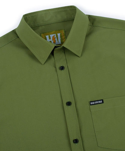 The Foreman Button Up (Olive)