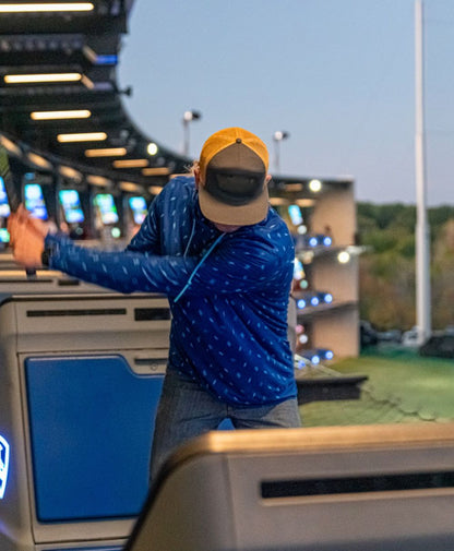 The Not OSHA Approved Performance Hoodie - Highline (Blue)