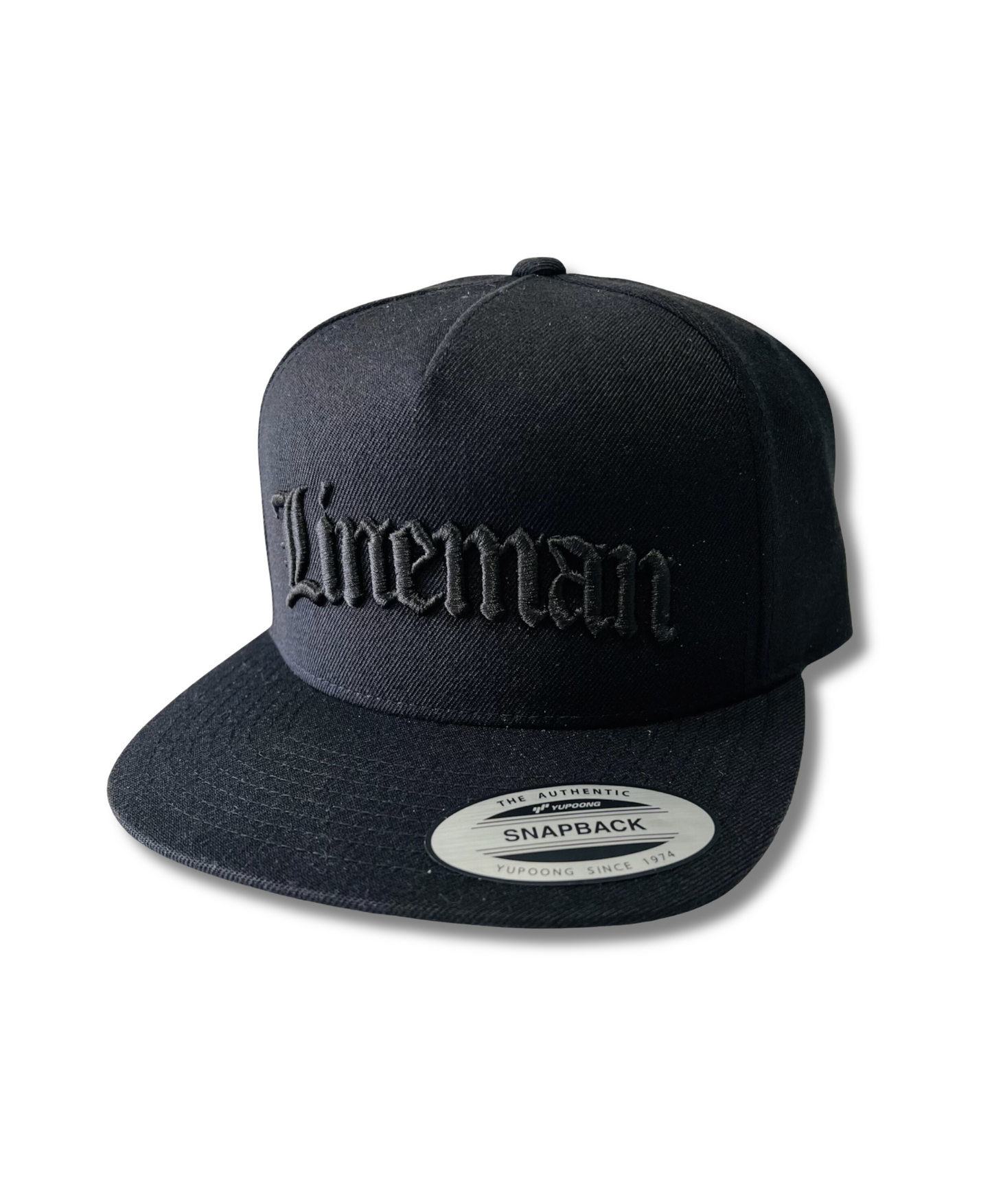 OG Lineman STEALTH Black Snapback