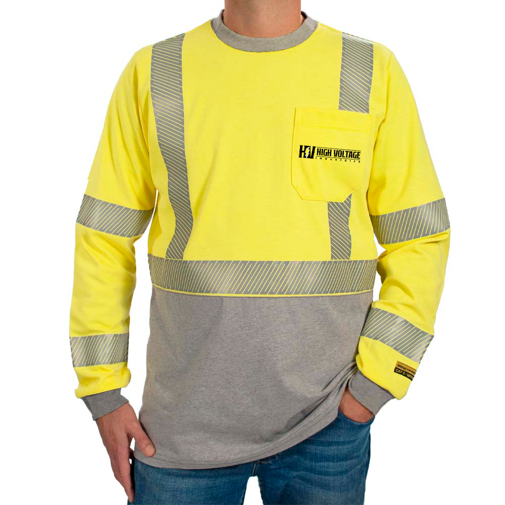HVI x Benchmark FR - Tracer Hi Vis FR Shirt Class 3