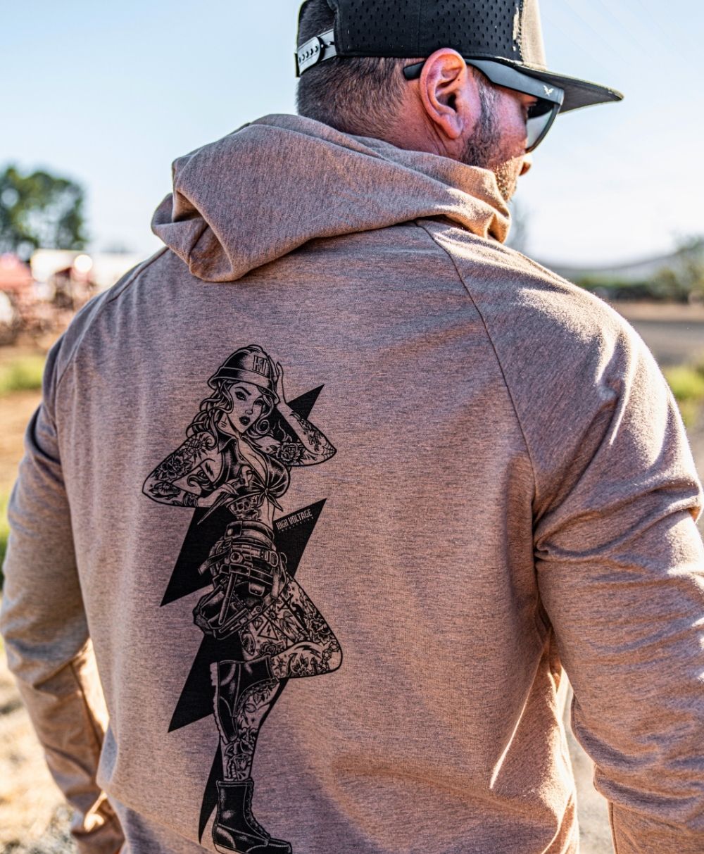 High Voltage Lightweight FR Hoodie Vixen - High Voltage Industries