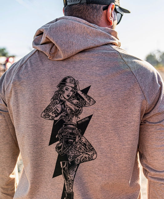 High Voltage Lightweight FR Hoodie Vixen - High Voltage Industries