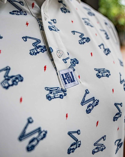 Bucket Truck Polo (White)