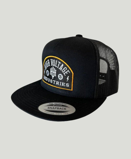 Badge Black Trucker - High Voltage Industries