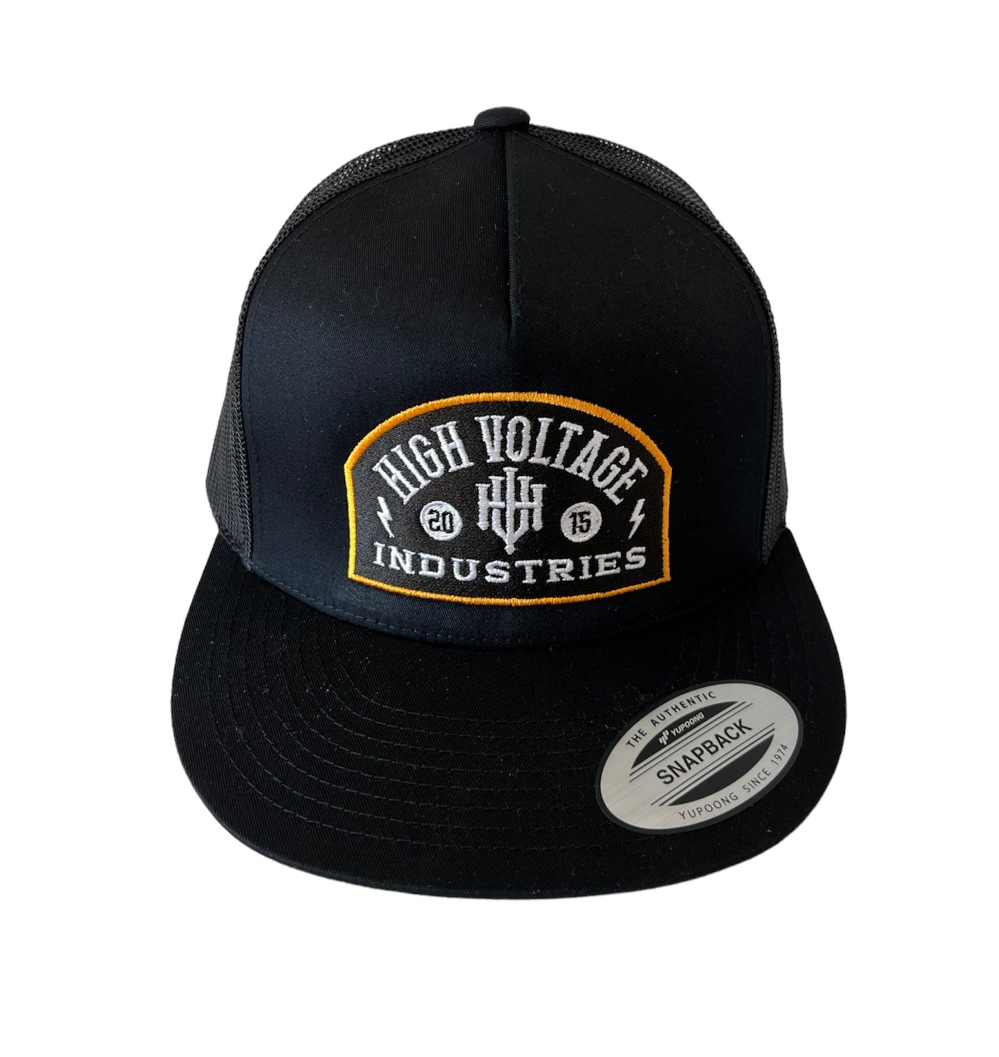 Badge Black Trucker - High Voltage Industries