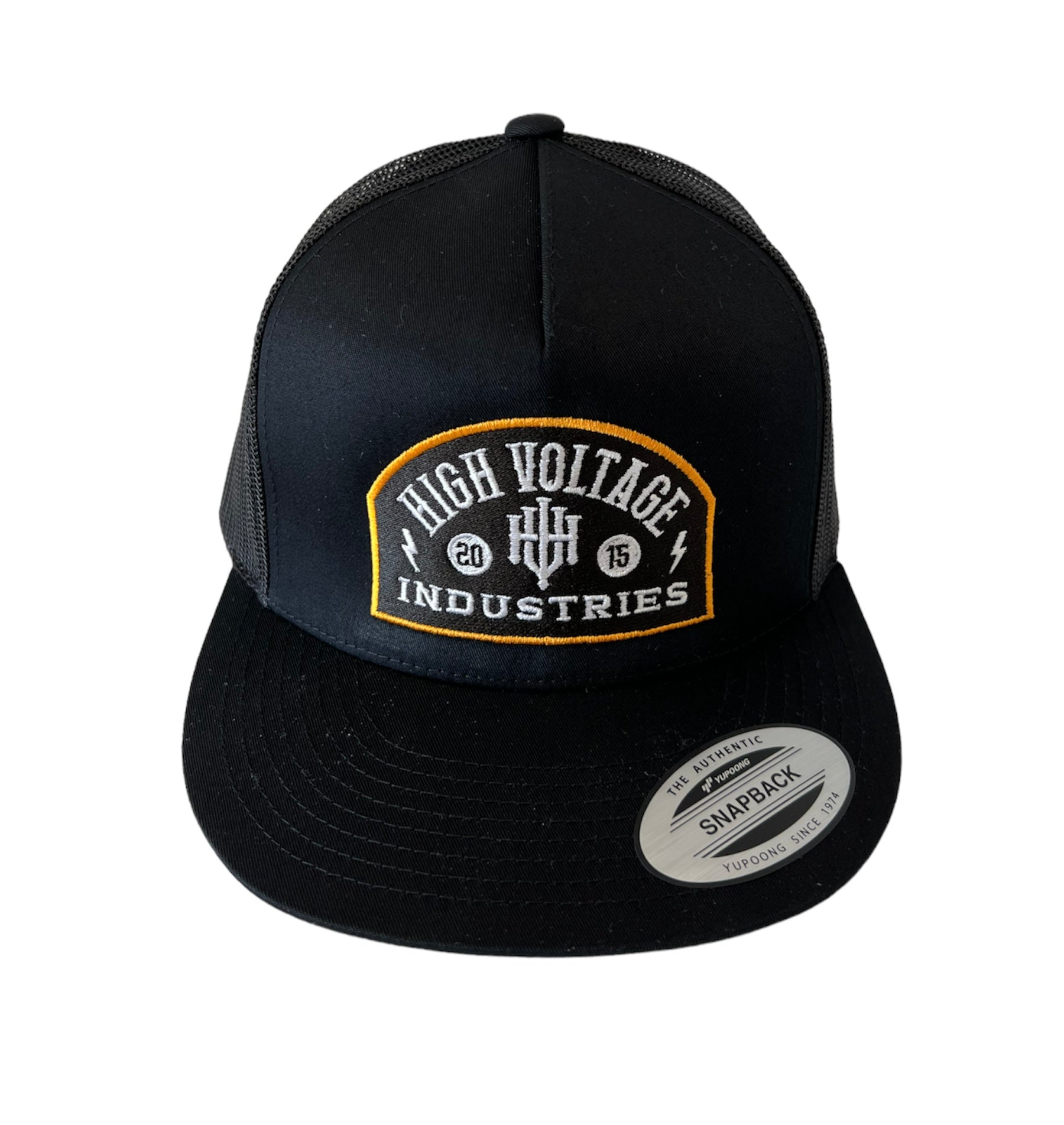 Badge Black Trucker - High Voltage Industries