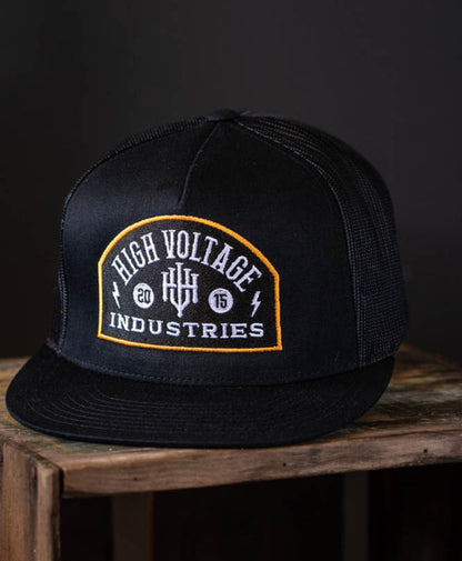 Badge Black Trucker - High Voltage Industries