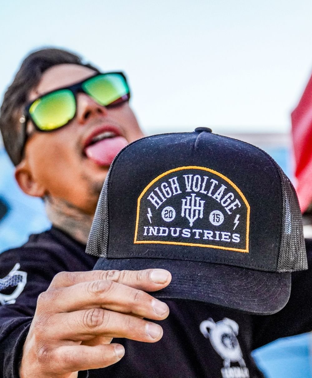 Badge Black Trucker - High Voltage Industries