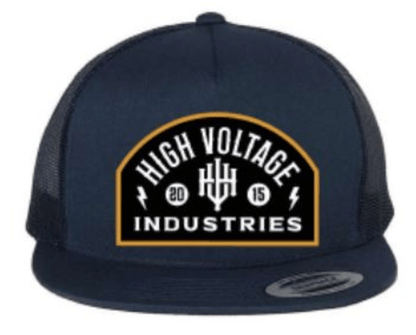 Badge Navy Trucker - High Voltage Industries