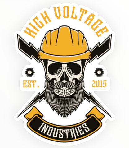 Bearded Bastard Sticker - High Voltage Industries