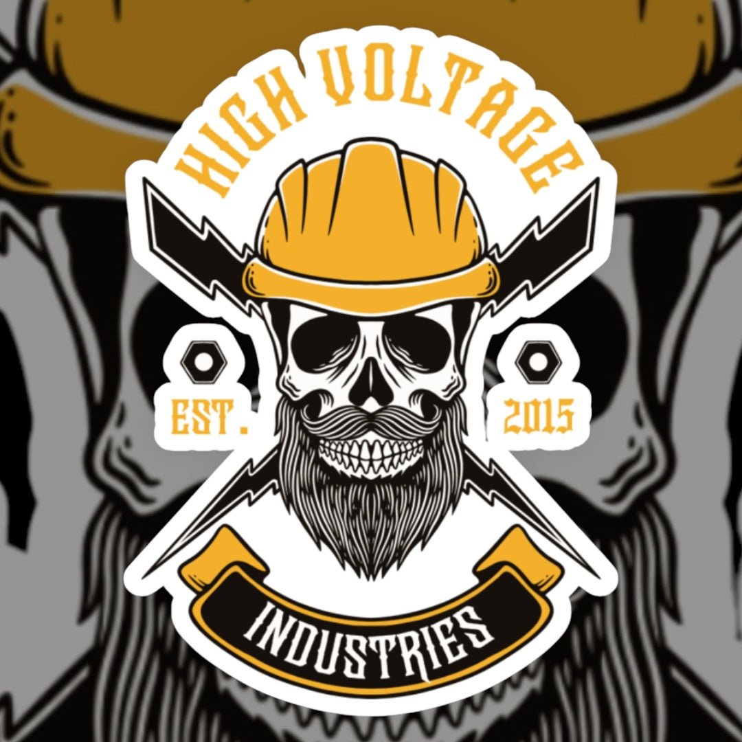 Bearded Bastard Sticker - High Voltage Industries