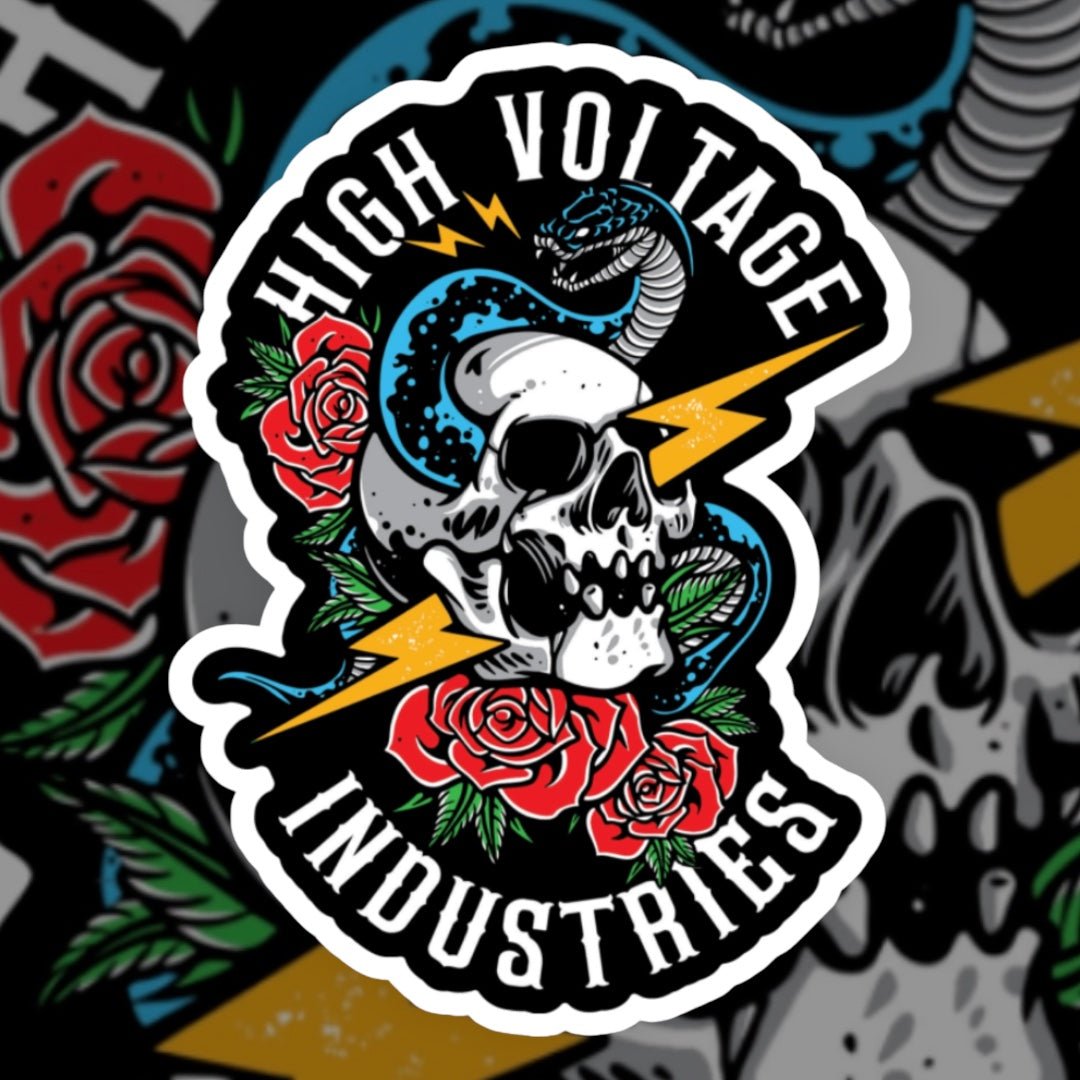 Beware the Bite Sticker - High Voltage Industries