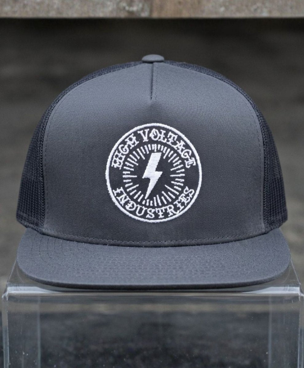 Bolt Charcoal Trucker - High Voltage Industries