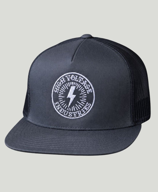 Bolt Charcoal Trucker - High Voltage Industries